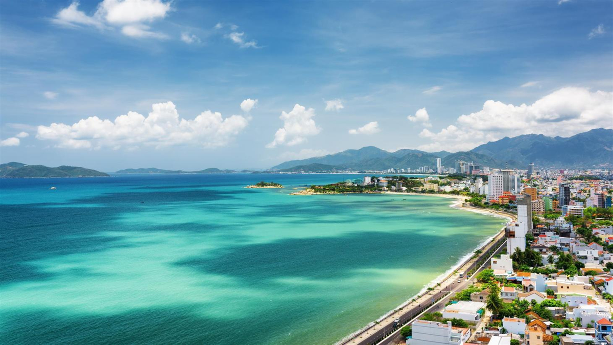 Beaches in Da Nang and Nha Trang offering long stretches of soft sand, warm seas